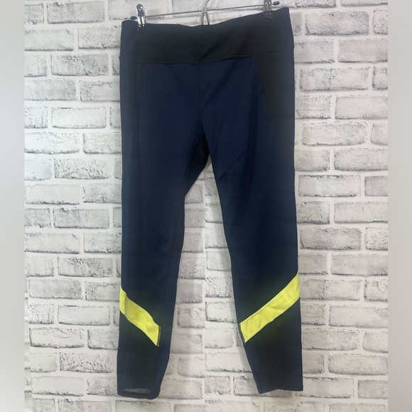 Athleta Sonar Colorblock Spliced Leggings Large - Picture 1 of 12